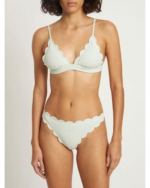 Marysia Swim White Santa Clara Swimsuit Top