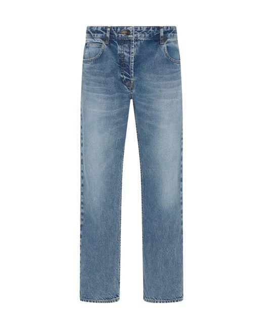 The Row Blue Belt Loop Jeans