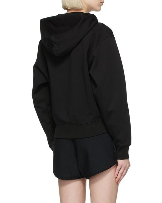 KENZO Black Tiger Crest Embroidered Drawstring Hoodie
