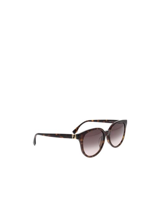 Fendi Multicolor Eyewear Square Frame Sunglasses