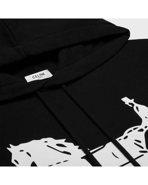 Céline Black Hoodie for men