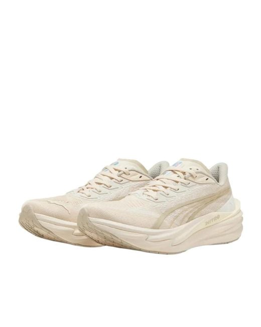PUMA Natural Deviate Nitro 4 Lace-Up Sneakers
