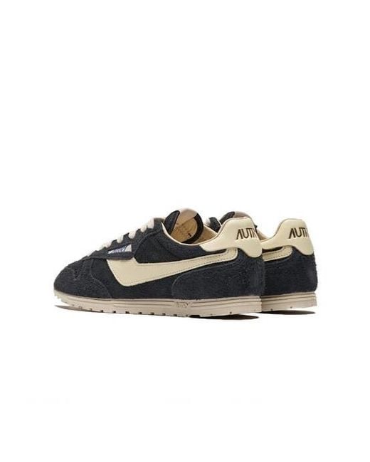 Autry Black Windspin Suede Sneakers