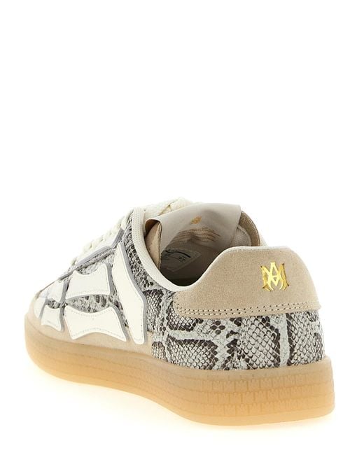 Amiri Natural Snake Pacific Bones Low-Top Sneakers for men