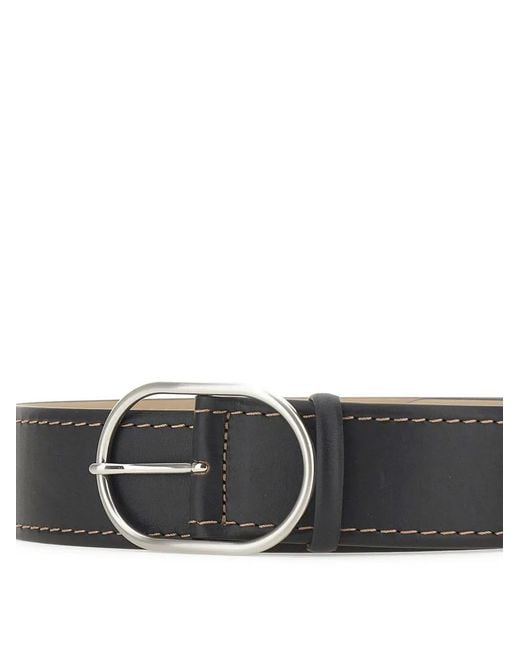 Gianni Chiarini White Contrast Stitch Belt