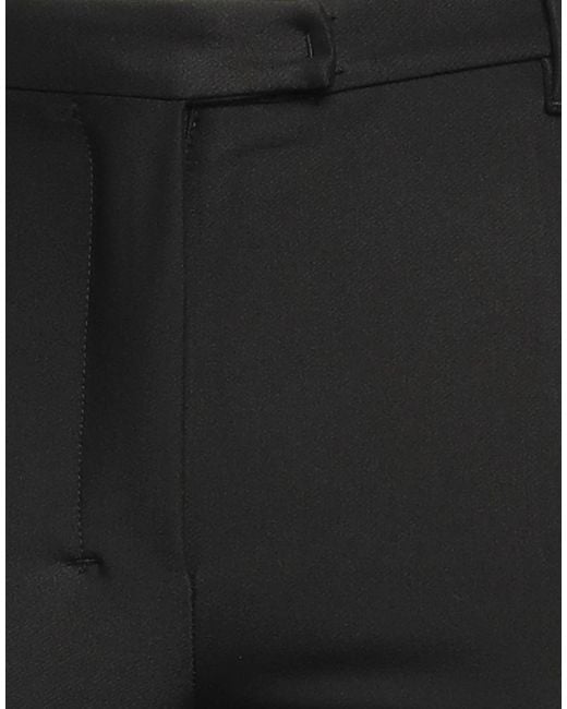 Max Mara Black Solid-Color Casual Trousers