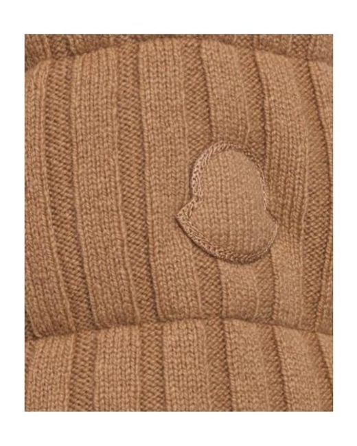Moncler Brown Down Cardigan Jacket