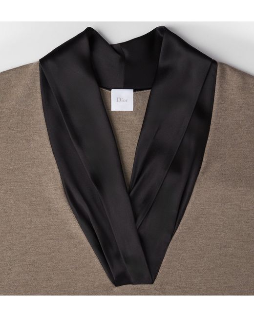 Dior Brown Long Sweater