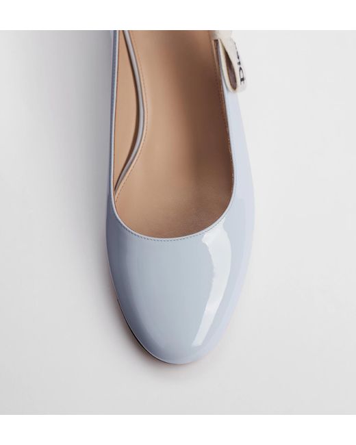 Dior White J'A Ballet Flat