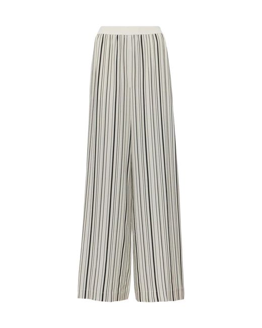 Joseph Gray Hulin Striped Wide-Leg Track Pants