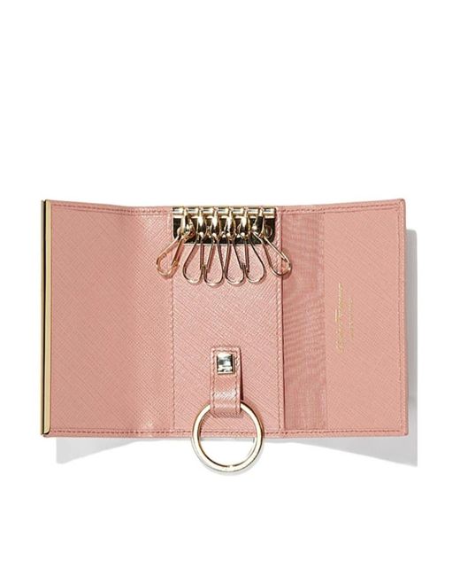 Ferragamo Pink Logo Wallet