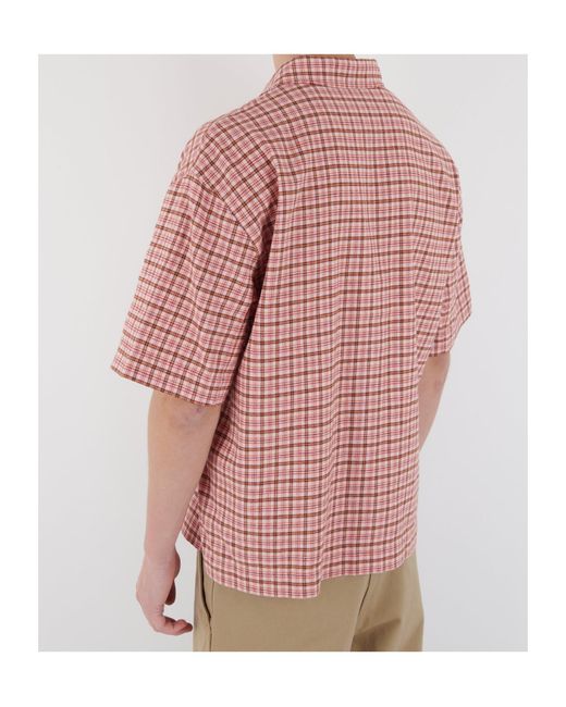 sunflower Red Camicia A Quadri for men