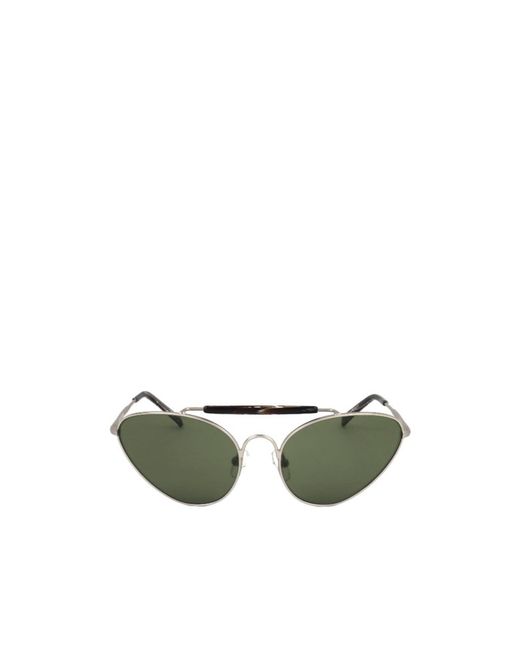 Dries Van Noten Green Full Frame Sunglasses