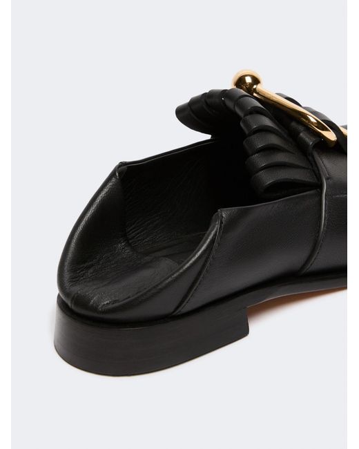 Sportmax Black Tassel Loafers