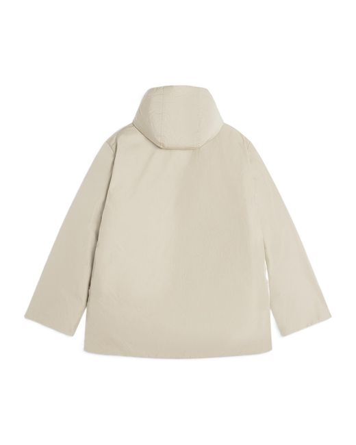 Maison Kitsuné Natural Flap-Pocket Hooded Jacket for men