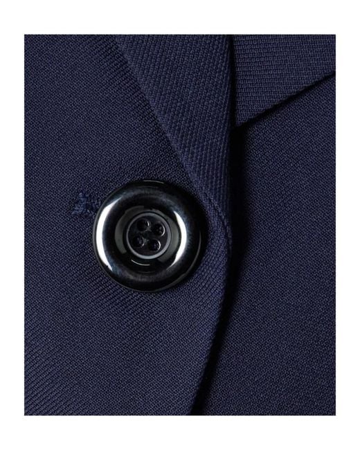 ShuShu/Tong Blue Long-Sleeved Suit Jacket