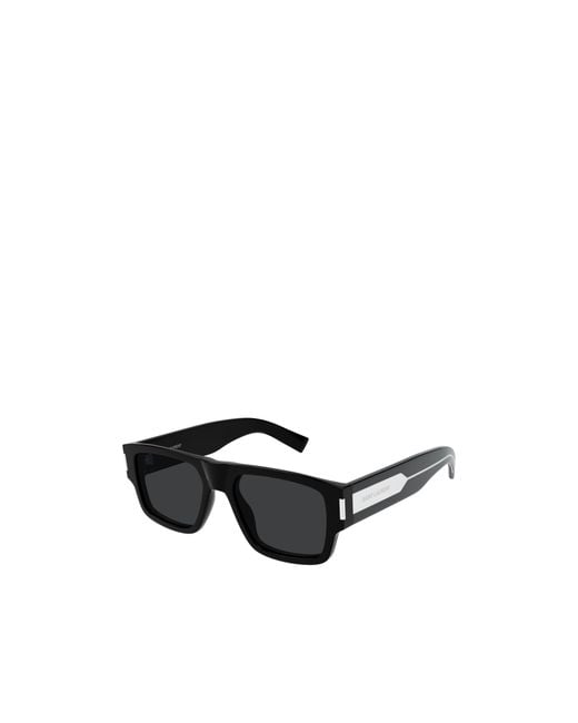 Saint Laurent Black Eyewear Square Frame Sunglasses for men