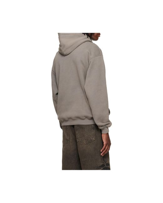 Represent Gray Western Logo Hoodie for men