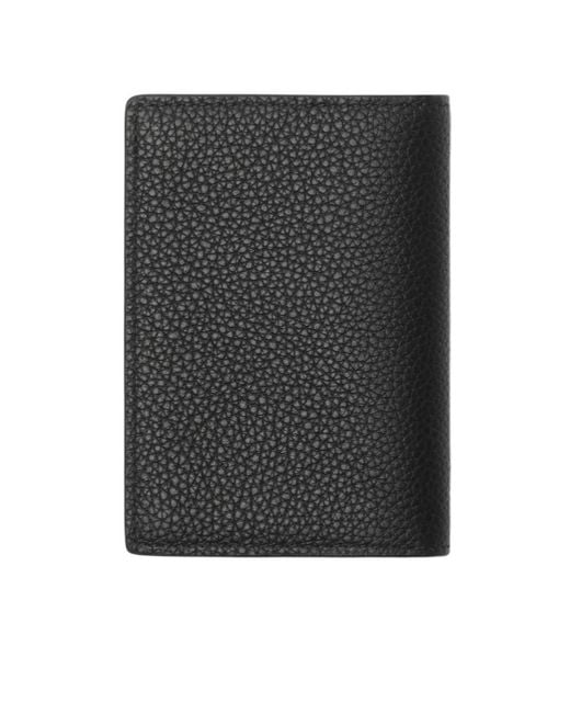 Burberry Black Logo Plaque Bifold Wallet for men