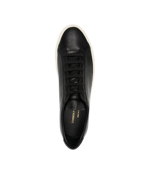 Common Projects Black Round-Toe Sneakers for men