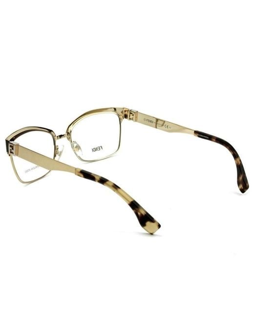 Fendi Multicolor Logo Detail Flat Lens