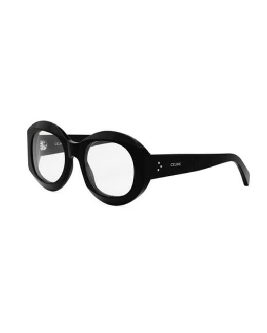 Céline Black Logo Flat Mirror