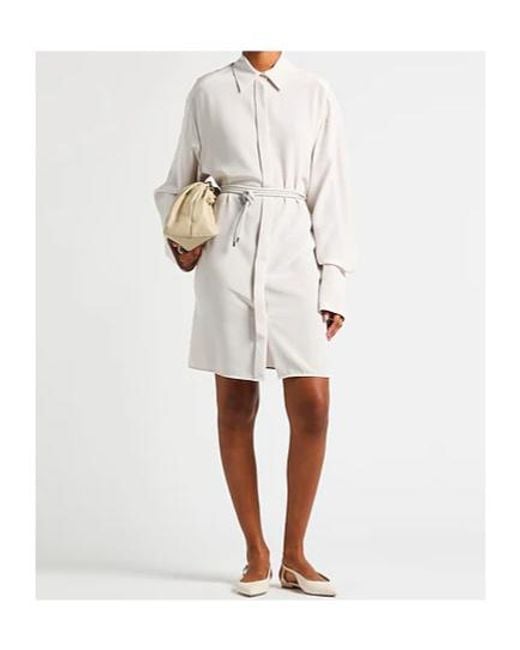 Sportmax White Shirt Dress