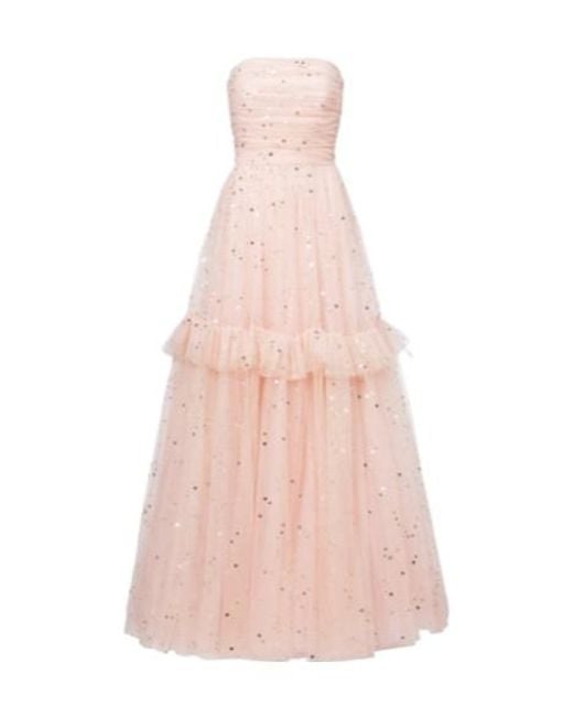 Jenny Packham Pink Sequined Gown