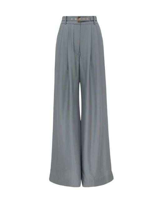 Zimmermann Gray Wide Leg Pant