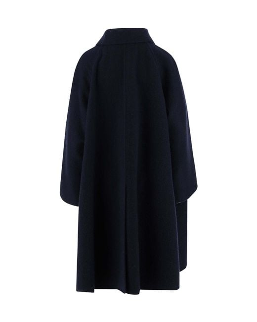 The Row Blue Long-Sleeved Coat