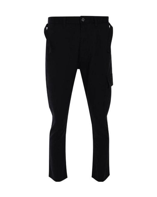 N°21 Black Casual Pants With Belt Loops for men