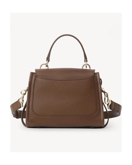 Chloé Brown Tess Mini Shoulder Bag