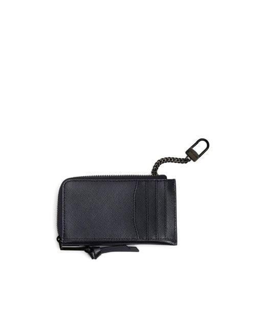 Marc Jacobs Blue Logo Motif Plaque Coin Purse