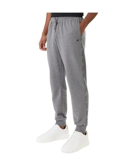 Emporio Armani Multicolor Drawstring Athletic Pants for men