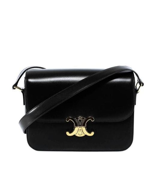 Céline Black Classique Triomphe Bag
