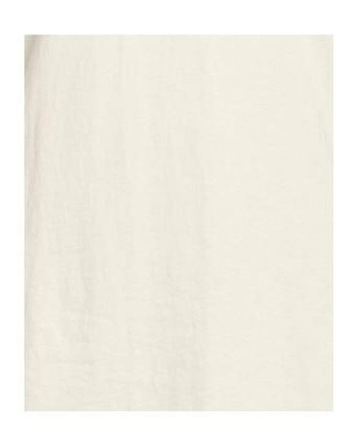 Rick Owens White Basic Solid-Color Dress