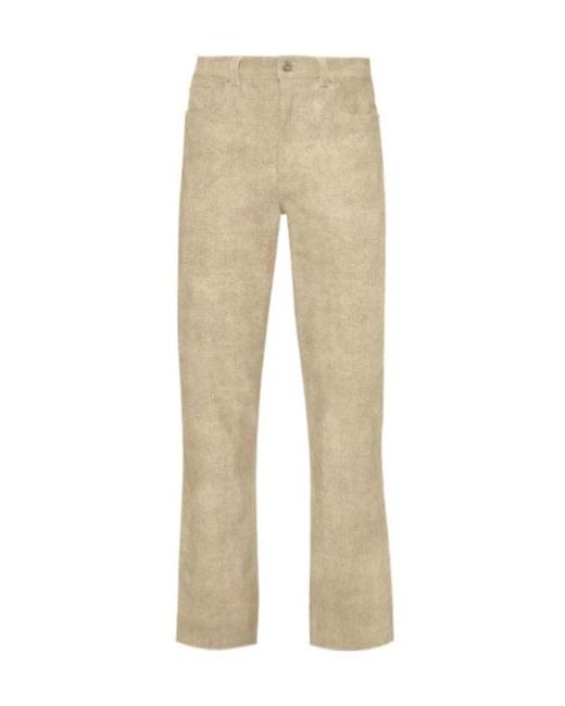J.W. Anderson Natural Leather Straight-Leg Trousers for men