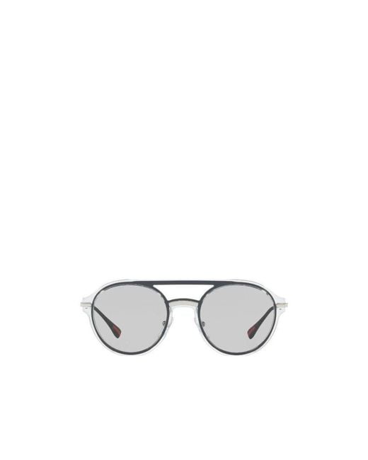 Prada White Logo Sunglasses for men