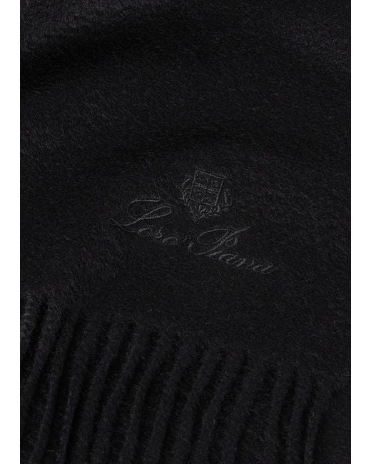Loro Piana Black Opera Scarf