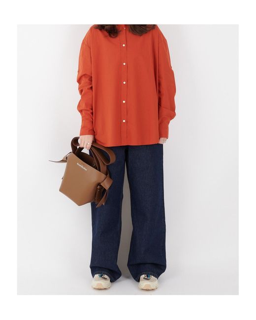 Acne Brown Musubi Mini Camel