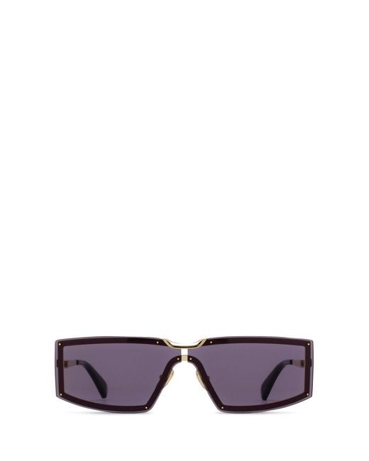 Max Mara Purple Miller 1 Rectangular Frame Sunglasses