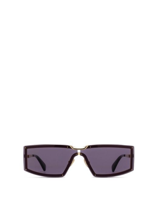 Max Mara Purple Miller 1 Rectangular Frame Sunglasses