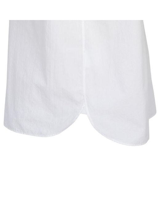 Nanamica White Regular Collar Oversized Shirt for men