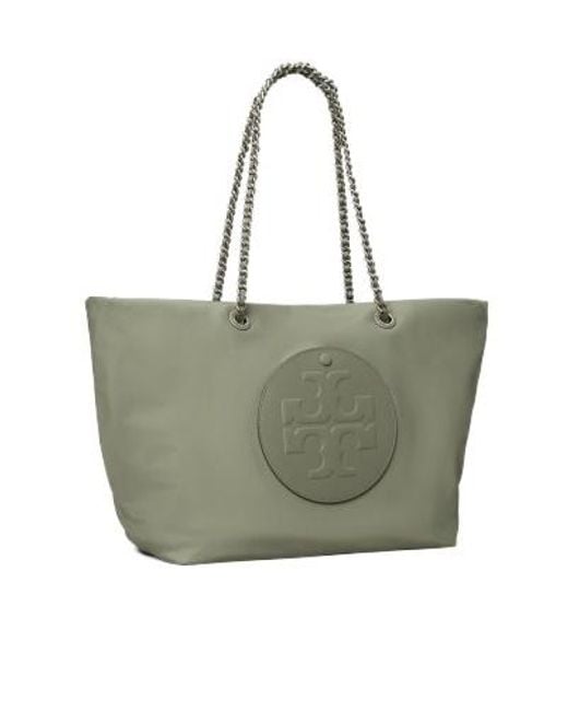 Tory Burch Green Ella Chain Tote Bag