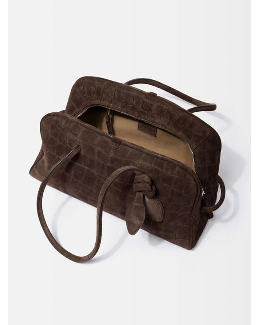 Jacquemus Brown The Turismo Soft Bowling Bag