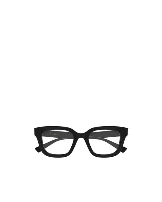 Gucci White Eyewear Sqaure Frame Glasses