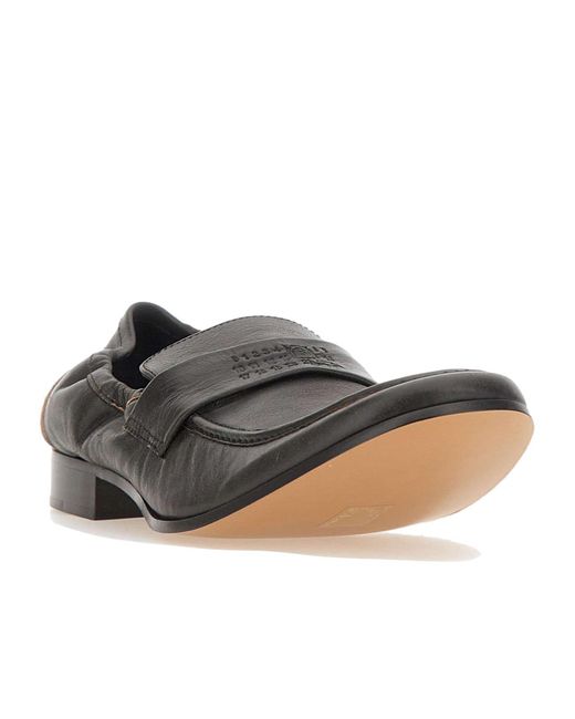 MM6 by Maison Margiela Gray Swing-Toe Slip On Loafers for men