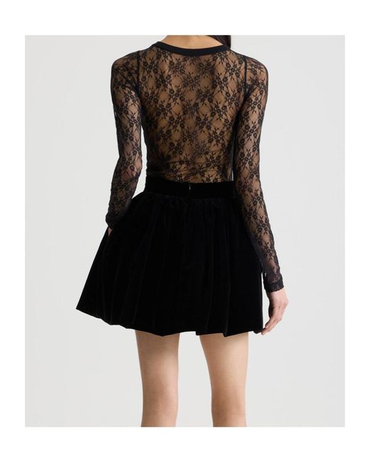 Patou Black Second Skin Top