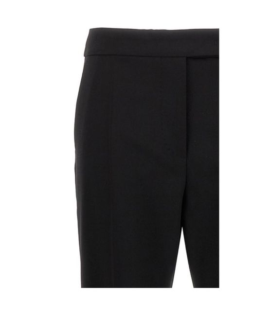 Max Mara Black Straight Casual Pants