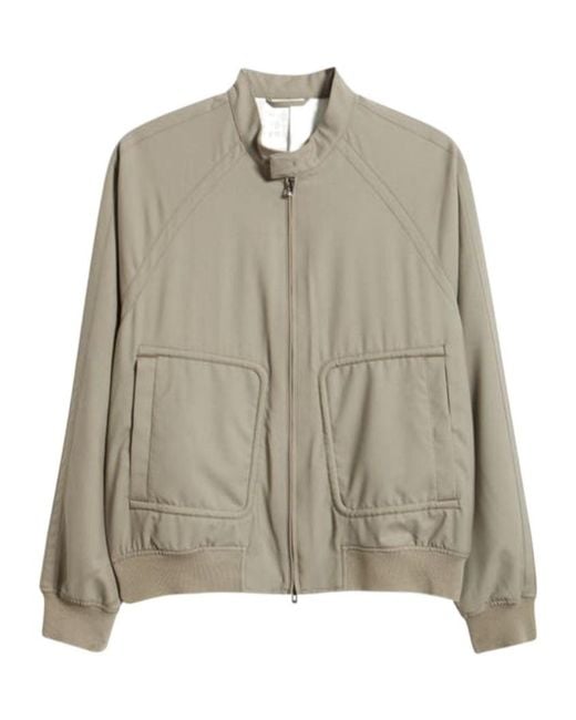 Emporio Armani Natural Zip-Up Pocket Jacket for men